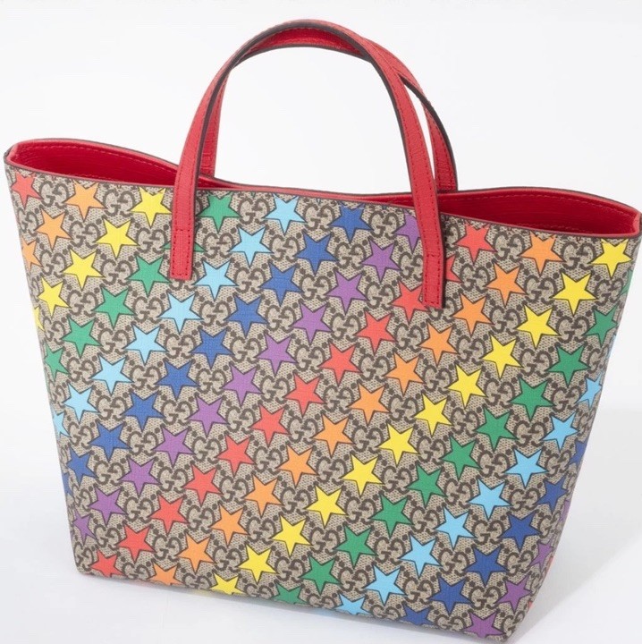 Gucci GG Rainbow Star Kids Tote Bag 410812