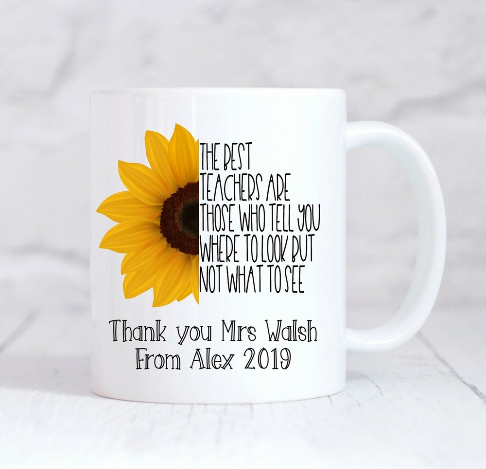 Personalised Teacher Mug Teacher Gift World Best Teacher Teacher Christmas