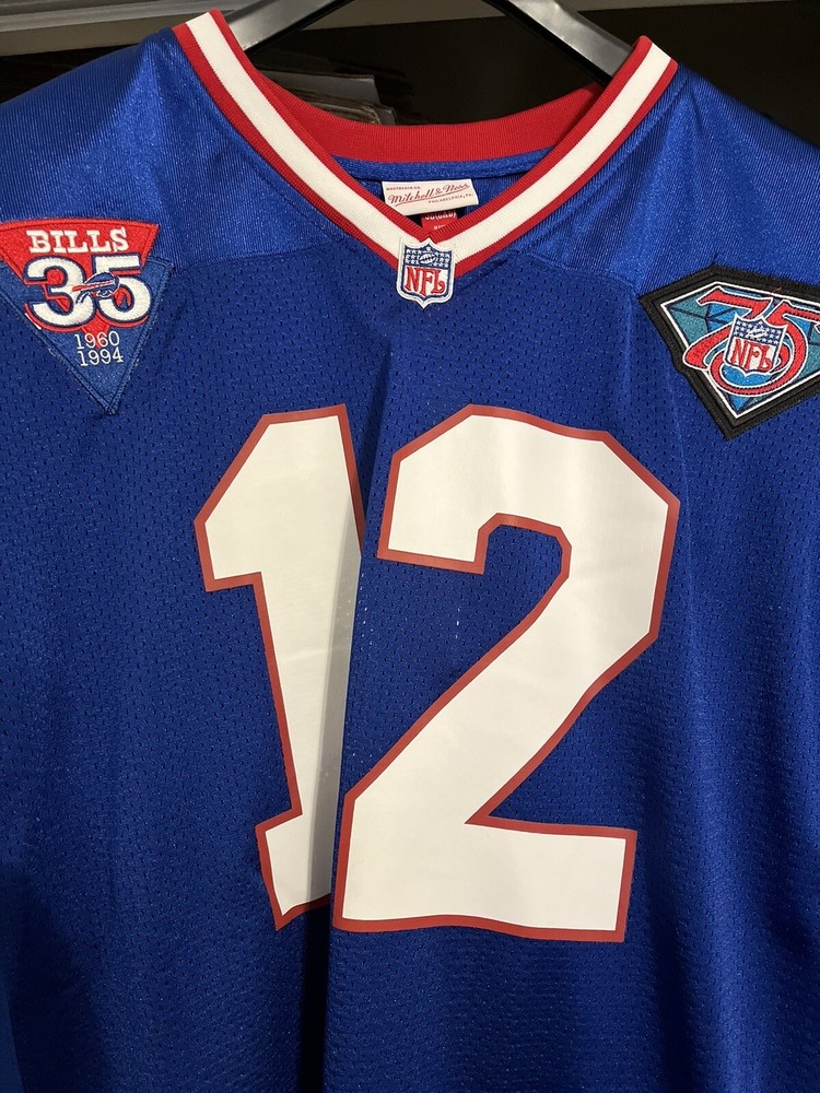 AUTHENTIC Mitchell & Ness Jim KELLY 1994 Buffalo BILLS Jersey- 52 $275 NEW