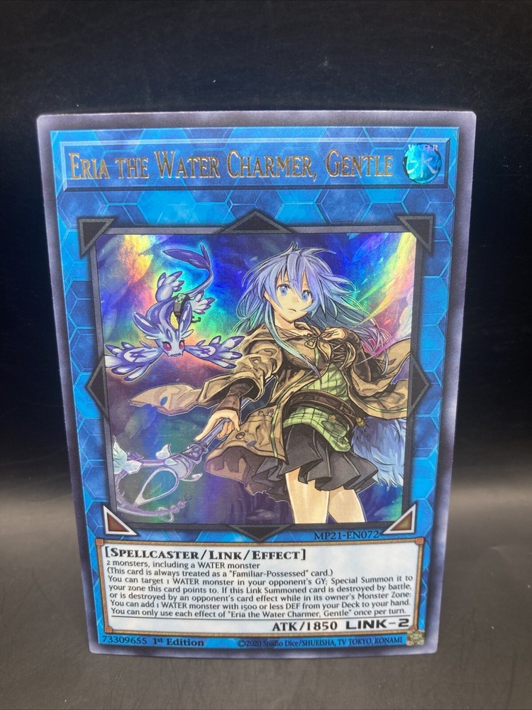 Eria The Water Charmer Gentle Ultra Rare Yugioh MP21-EN072 1st Ed