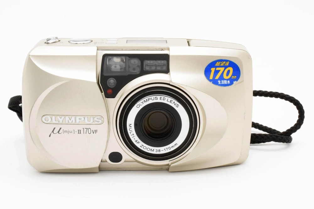 MINT Olympus mju II 170 VF 35mm Film Camera Point & Shoot JAPAN