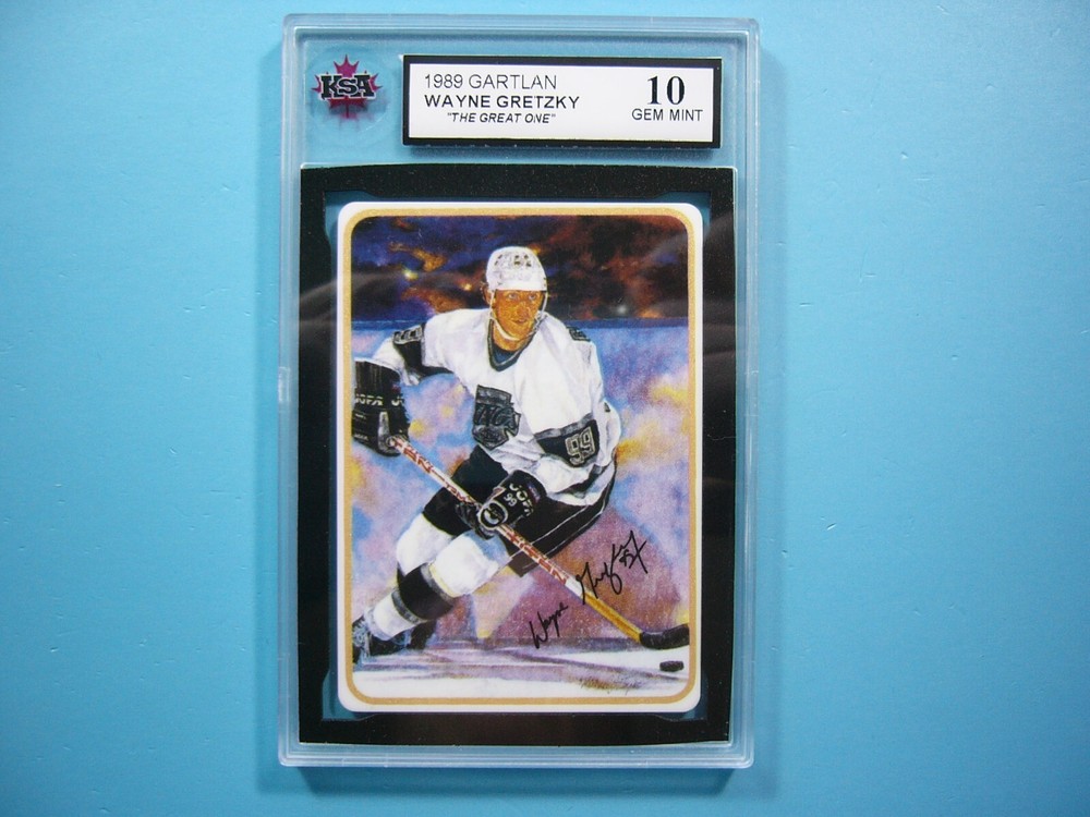 1989 1989/90 GARTLAN HOCKEY CARD WAYNE GRETZKY KSA 10 GEM MINT THE GREAT ONE