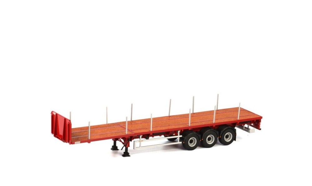 WSI 1:50 Premium Line Flatbed Trailer Truck Diecast