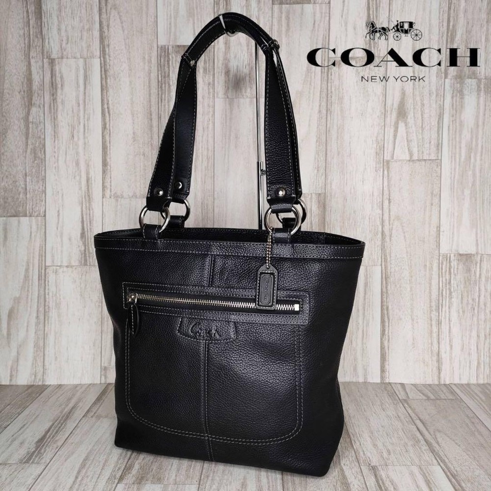 COACH Leather Tote Bag Handbag in 49 Stylish Designs