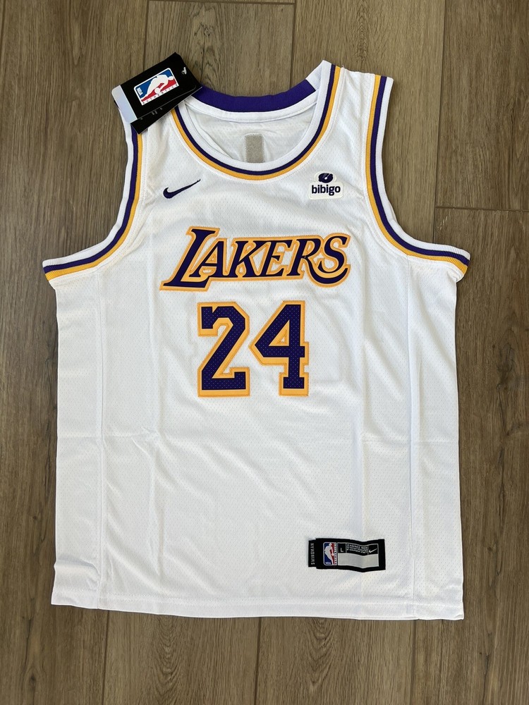 Jersey Kobe bryant #24. Youth Large White LA Lakers