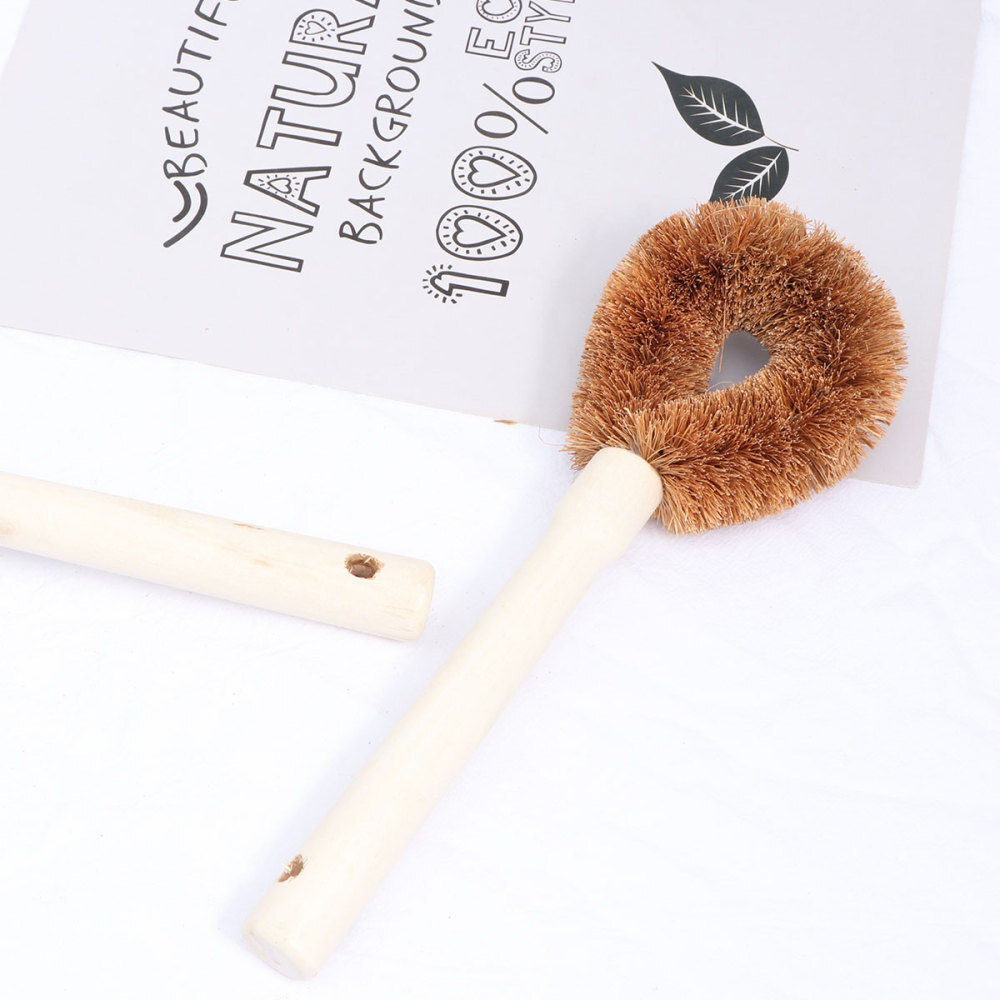 2pcs Brush Kitchen Dish Cleaner Pan Brush Dishwashing Brush Dish Scrubber