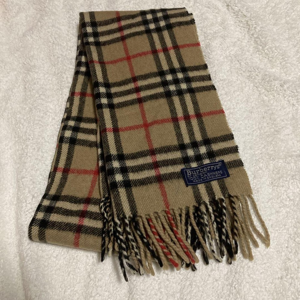 Burberrys Scarf Cashmere Nova Check Made In England Women Scarf Accessory Origin