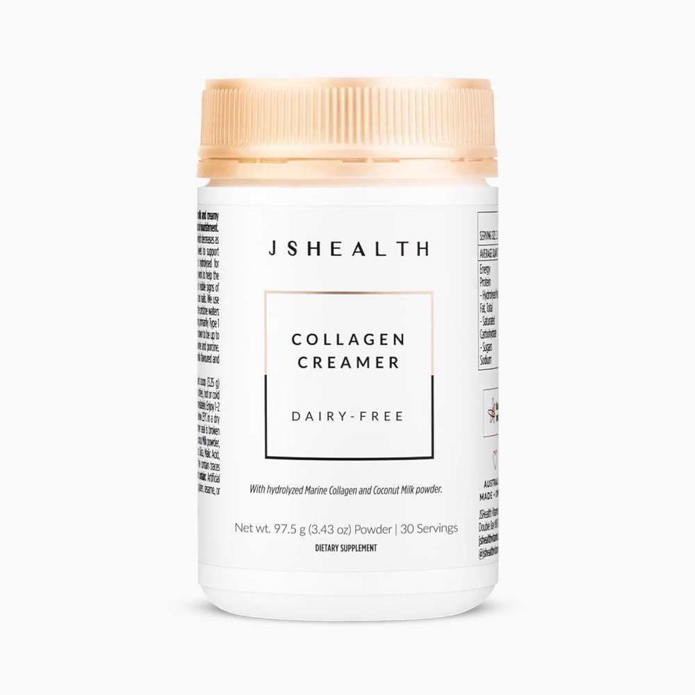 JSHealth Collagen Creamer - Vanilla Collagen Creamer for Coffee - Dairy Free