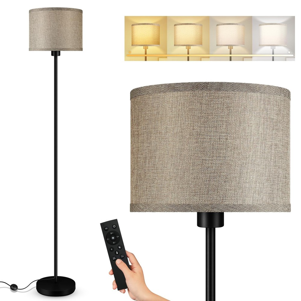 Floor Lamps for Living Room, Stepless Dimmable Floor Lamp with Remote, 2700K-...