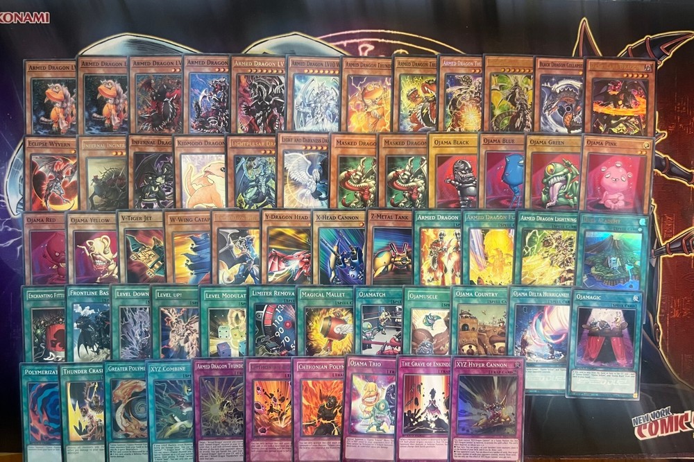 Chazz Princeton Armed Dragon Lv10 Ojama Chaos YuGiOh GX Deck  