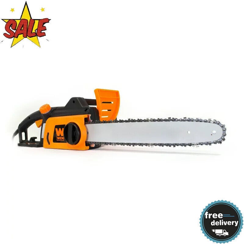 16 Inch Electric Chainsaw with Auto-Oiling for Tree and Branch Cutting