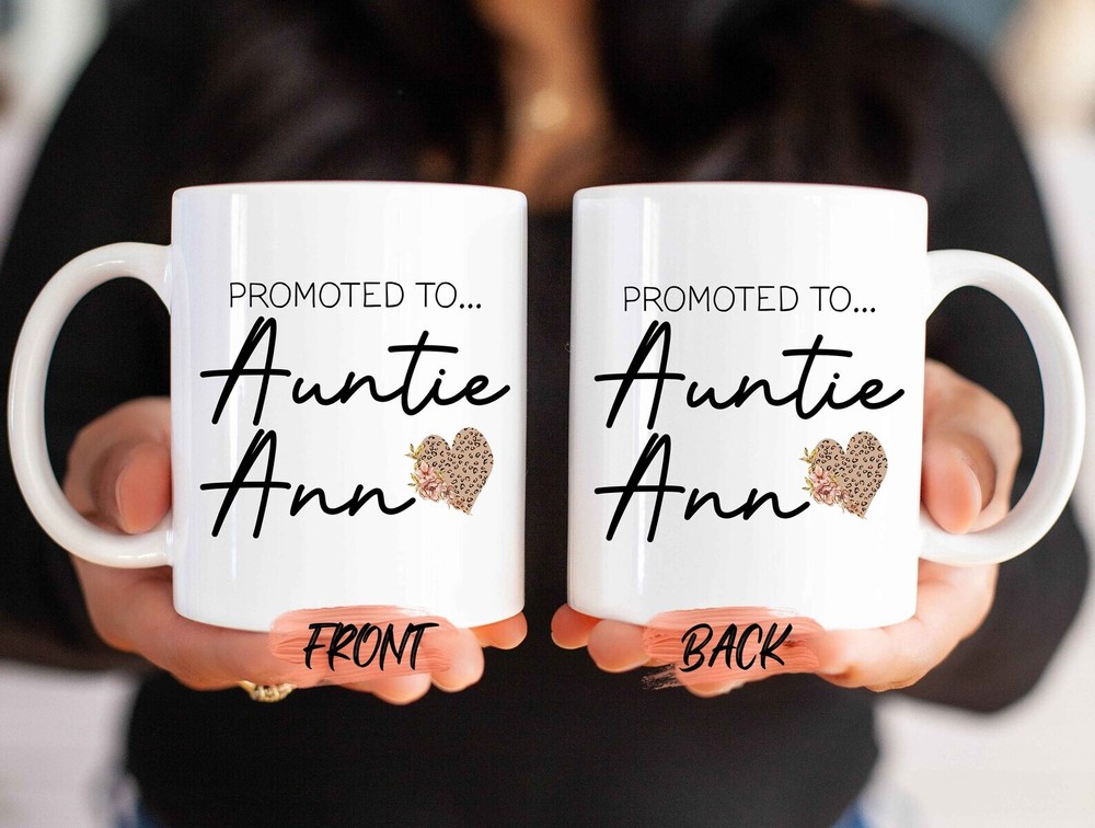 Baby Announcement Baby Announcement Aunt Mug For Auntie Pregnancy Reveal Auntie