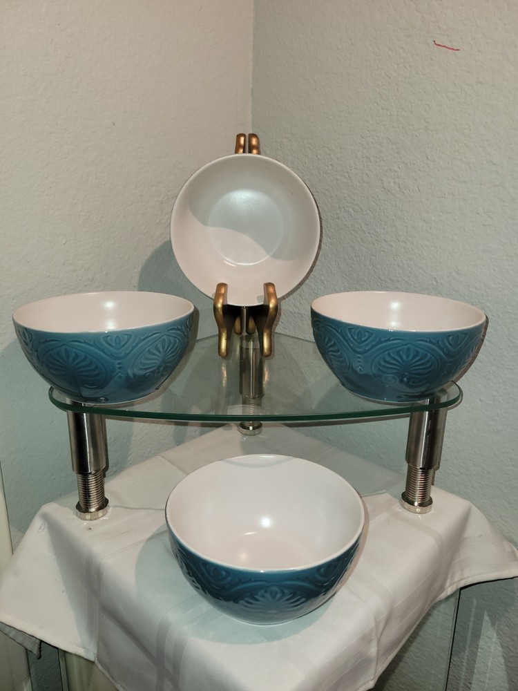 Pfaltzgraff Carmela Teal Blue 6