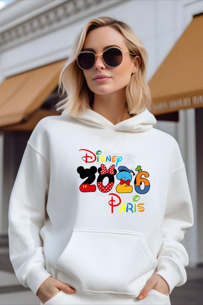 Disney Paris Trip 2026 Hoodie, Disneyland Paris Family Matching Pullover
