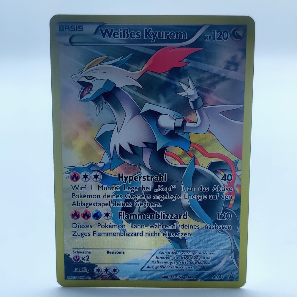 White Kyurem Black Star Promo XY81 German Pokemon TCG Card