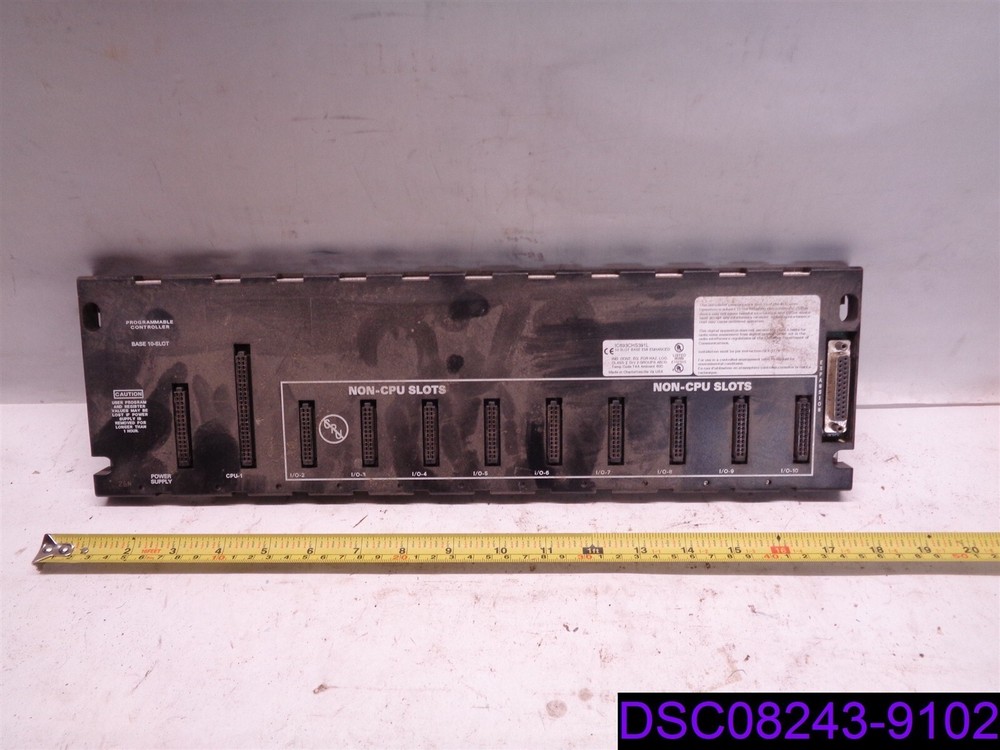 GE Fanuc IC693CHS391L Programmable Controller Base 10-Slot