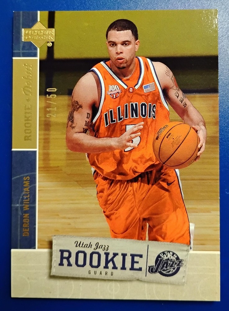 2005-06 Upper Deck Rookie Debut Rookie Gold 21/50 Deron Williams #113 RC