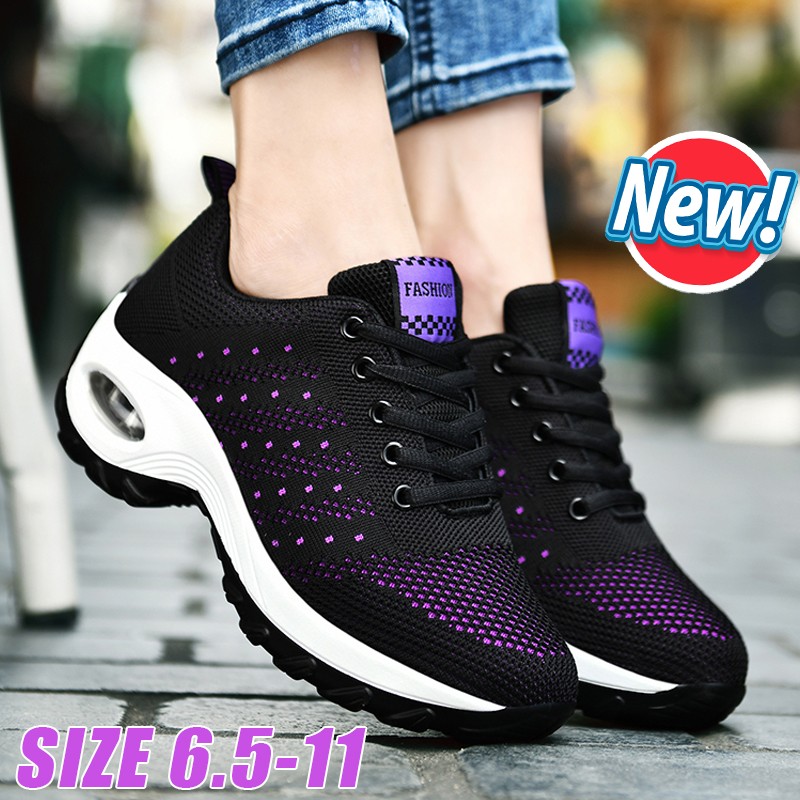 Lightweight Women's Slip-On Running Sneakers for Outdoor Walking Tennis Gym Sports  
