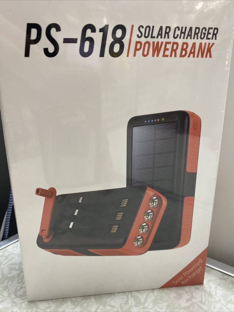 Solar Charger Power Bank 63200mAh Portable Charger with Dual Outputs & Dual Mint