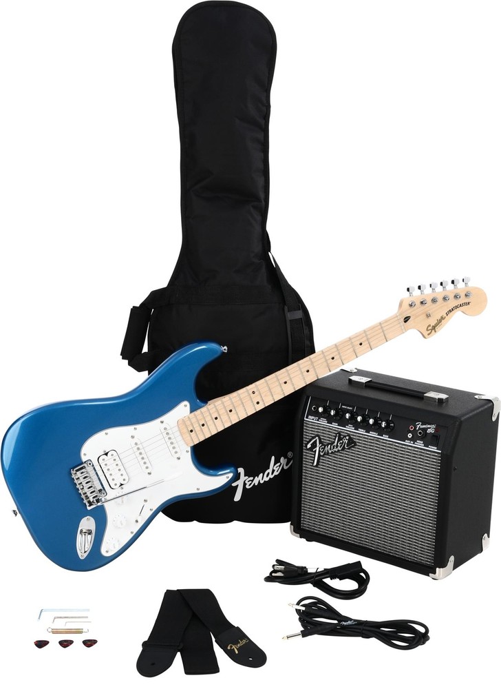 Squier Affinity Series Stratocaster HSS Pack - Lake Placid Blue