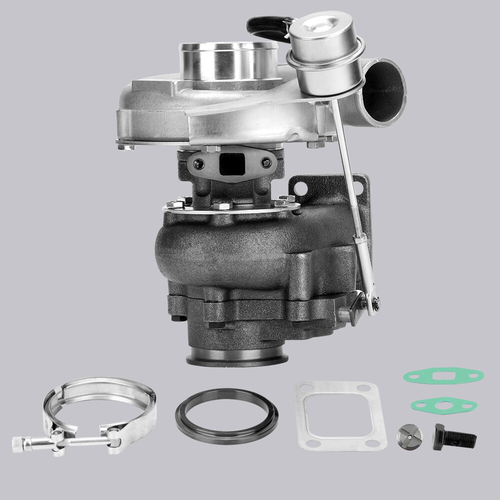T04E Turbocharger T3 V-Band Turbine A/R 0.63 Compressor A/R 0.5 w/ Wastegate