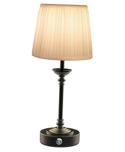 Aiscool Cordless LED Table Lamp with Dimmer, Rechargeable Battery, 3 Lighting Modes
