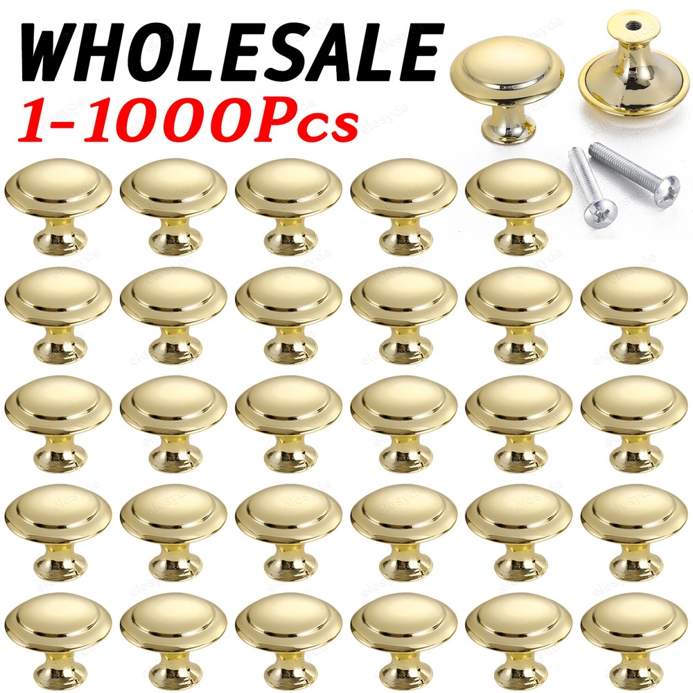 Wholesale Golden Cabinet Knobs Drawer Pulls Door Handles Kitchen Hardware Set