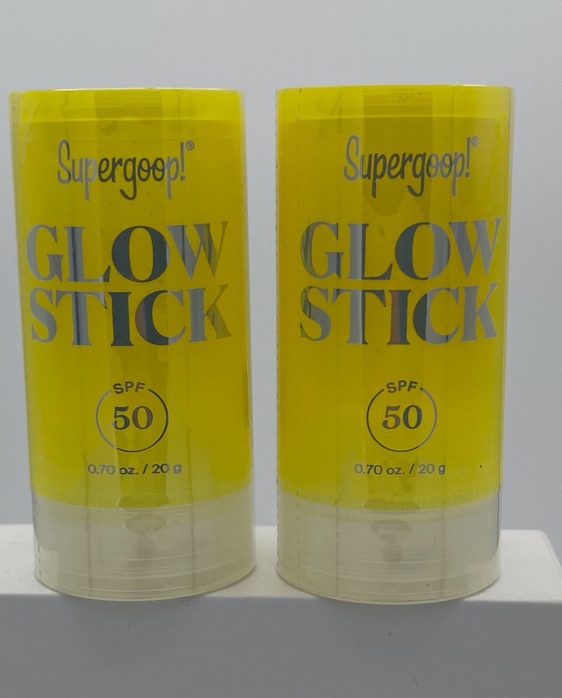 Supergoop Glow Stick SPF 50 0.7 oz New Sealed Exp 07/2025 2-Pack