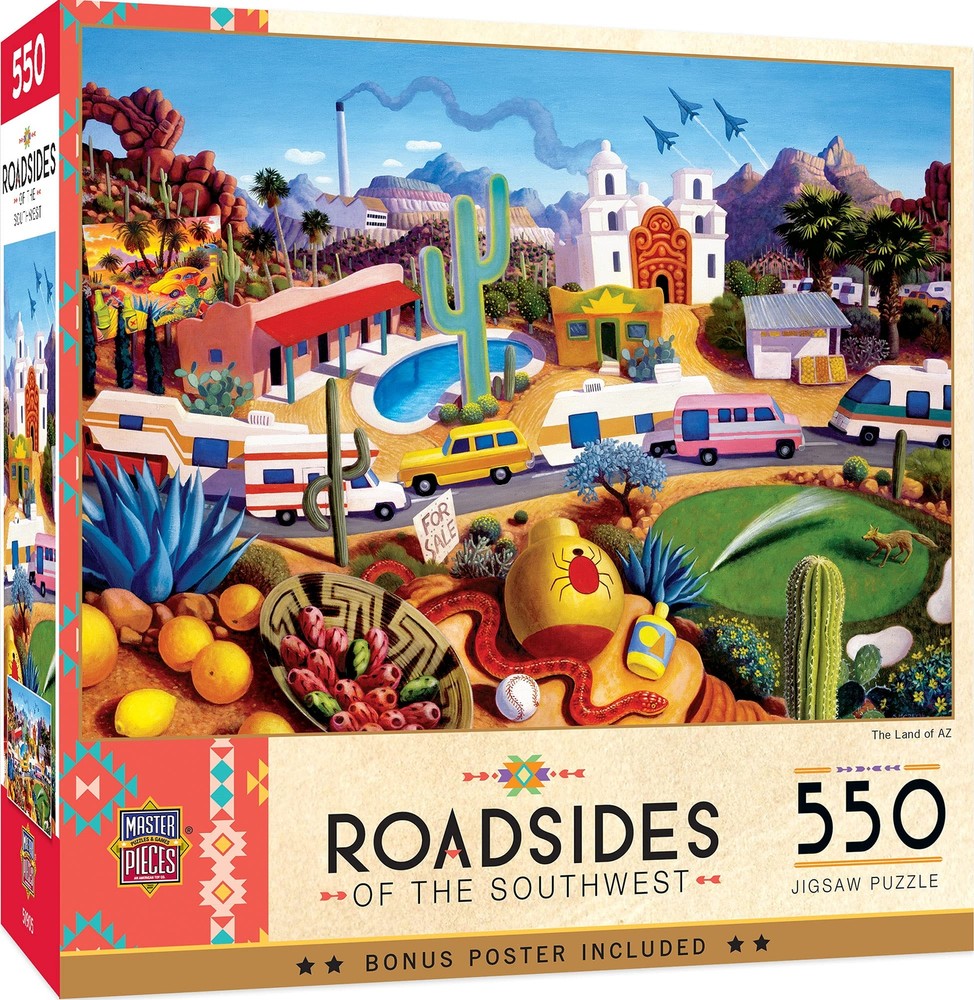 550 Piece Jigsaw Puzzle for Adults and Family - The Land of AZ - 18