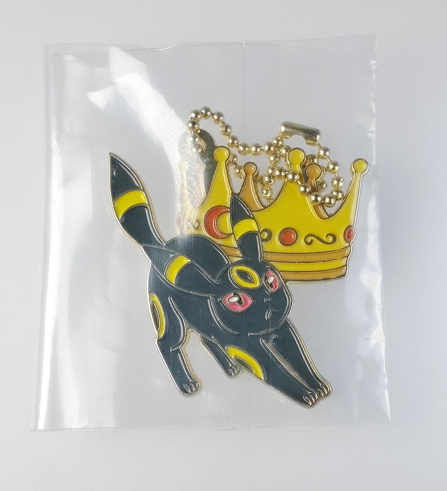Umbreon Pokemon Metal Keychain Charm Japanese Nintendo From Japan F/S