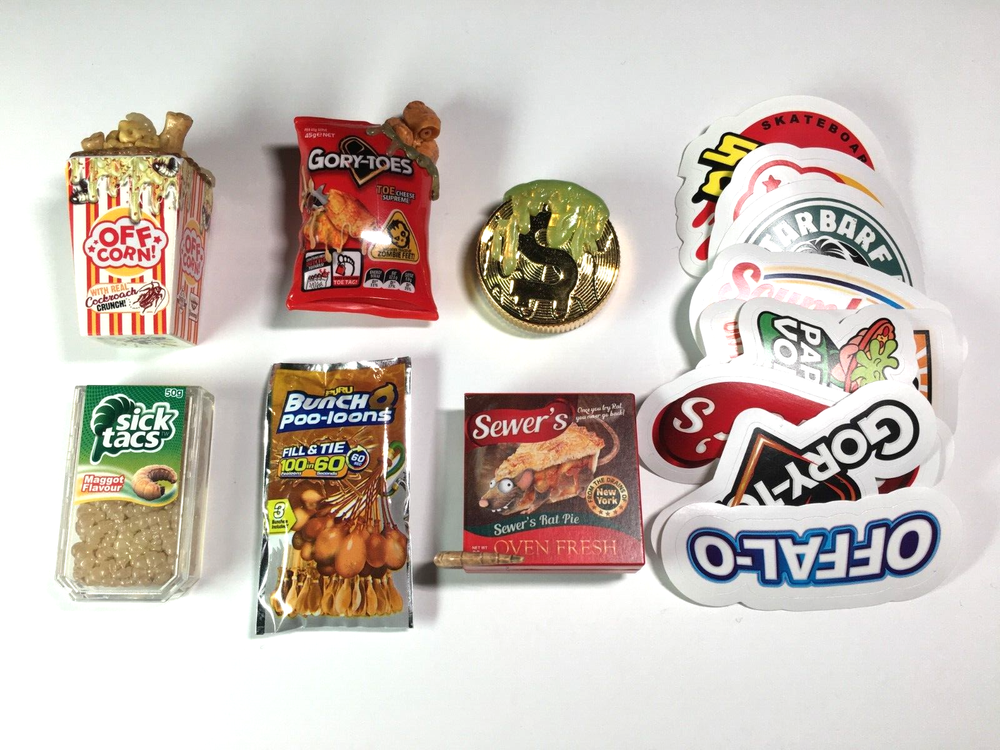 Zuru 5 Surprise Mega Gross Minis Series 1 Lot of 15 (6 Minis/9 Stickers)