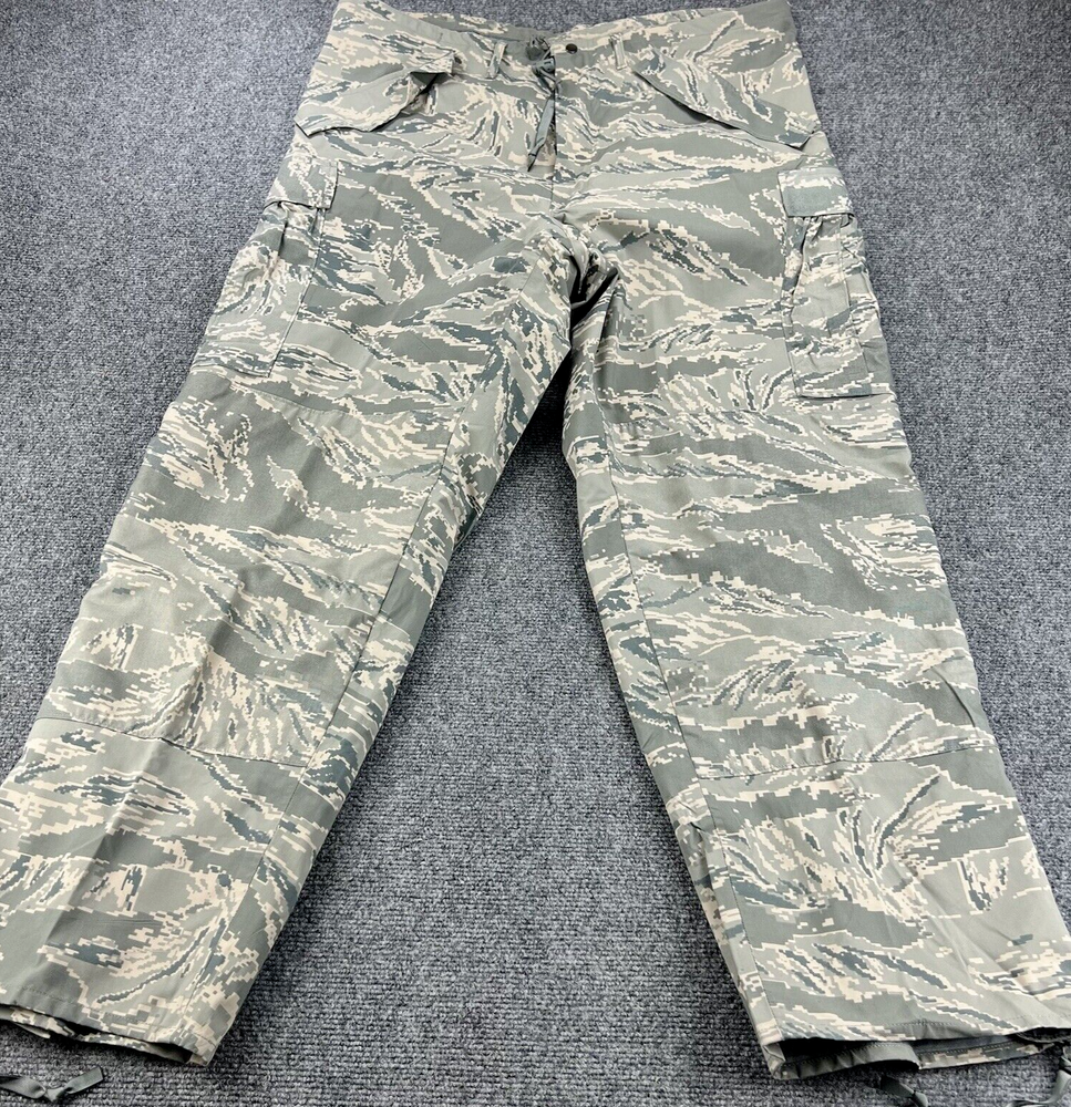 U.S Military Trousers All Purpose Environmental Camo Pants Large Regular Elastic