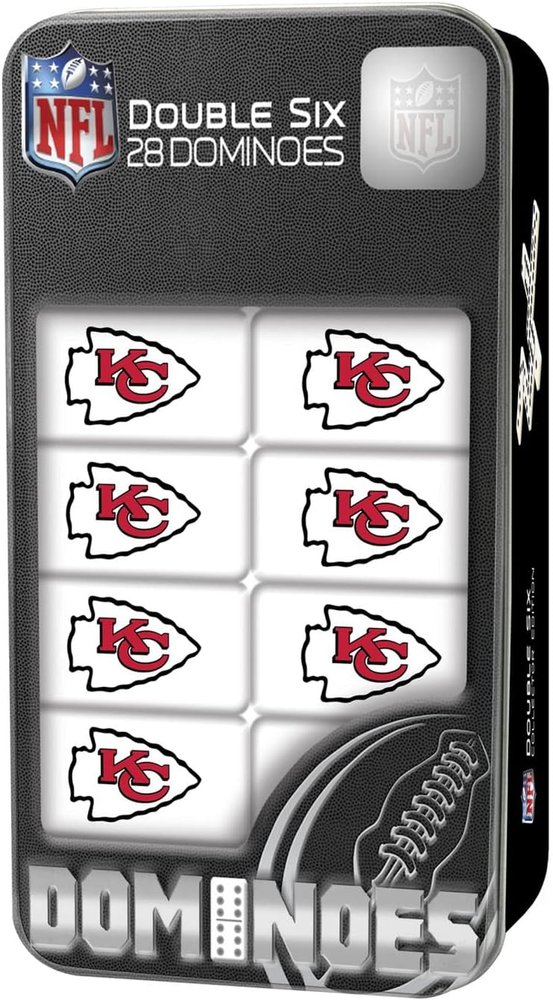 Officially Licensed NFL Detroit Lions 28 Piece Dominoes Game for Adults, for Age