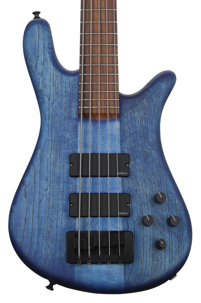 Spector USA NS-5 5-string Bass Guitar - Sapphire Blue, Sweetwater Exclusive