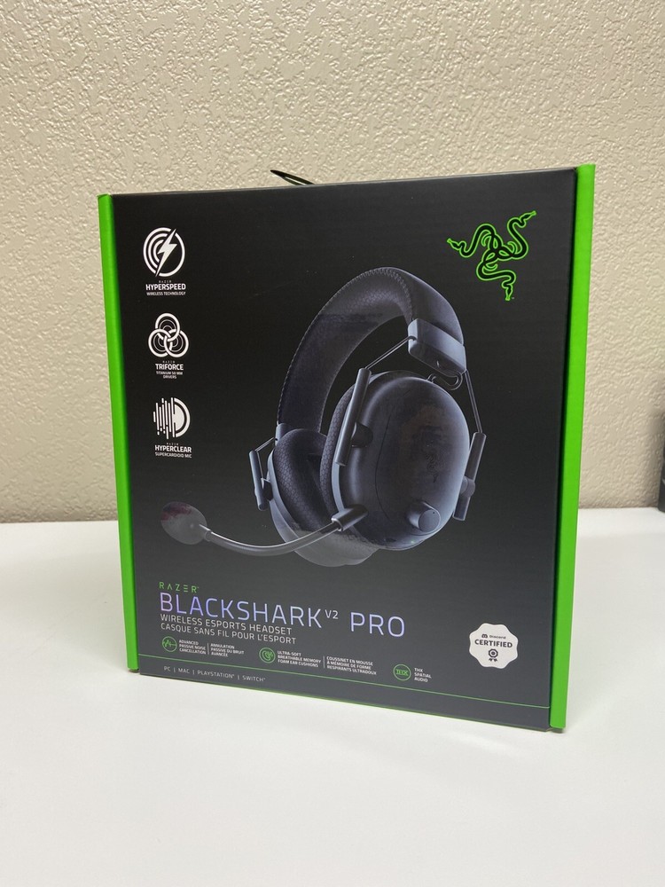 Razer BlackShark V2 Pro Wireless Over-Ear Gaming Headset - Black