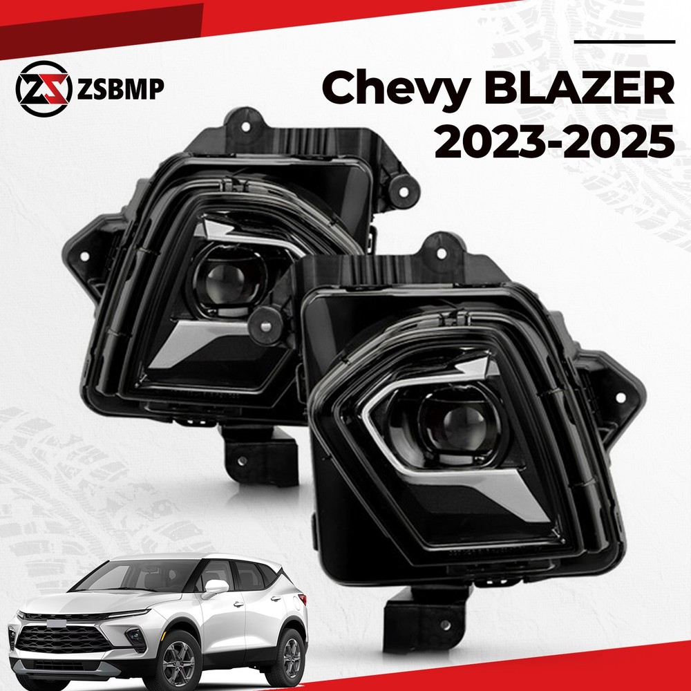 [Full LED] For 2023-2025 Chevy Blazer Headlight Projector w/Bulb Pair Left+Right