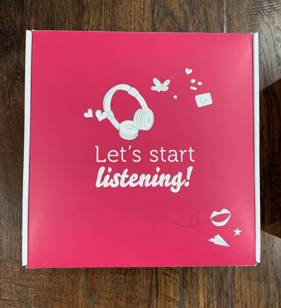Tonies Foldable On-Ear Headphones for Toniebox in Pink