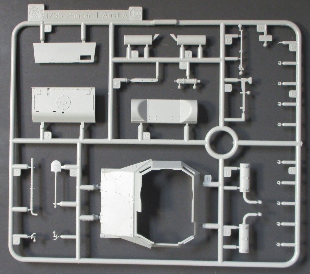 Dragon 1/35 Scale Pz. Kpfw.I Ausf. A Modified - Parts Tree D from Kit No. 6356