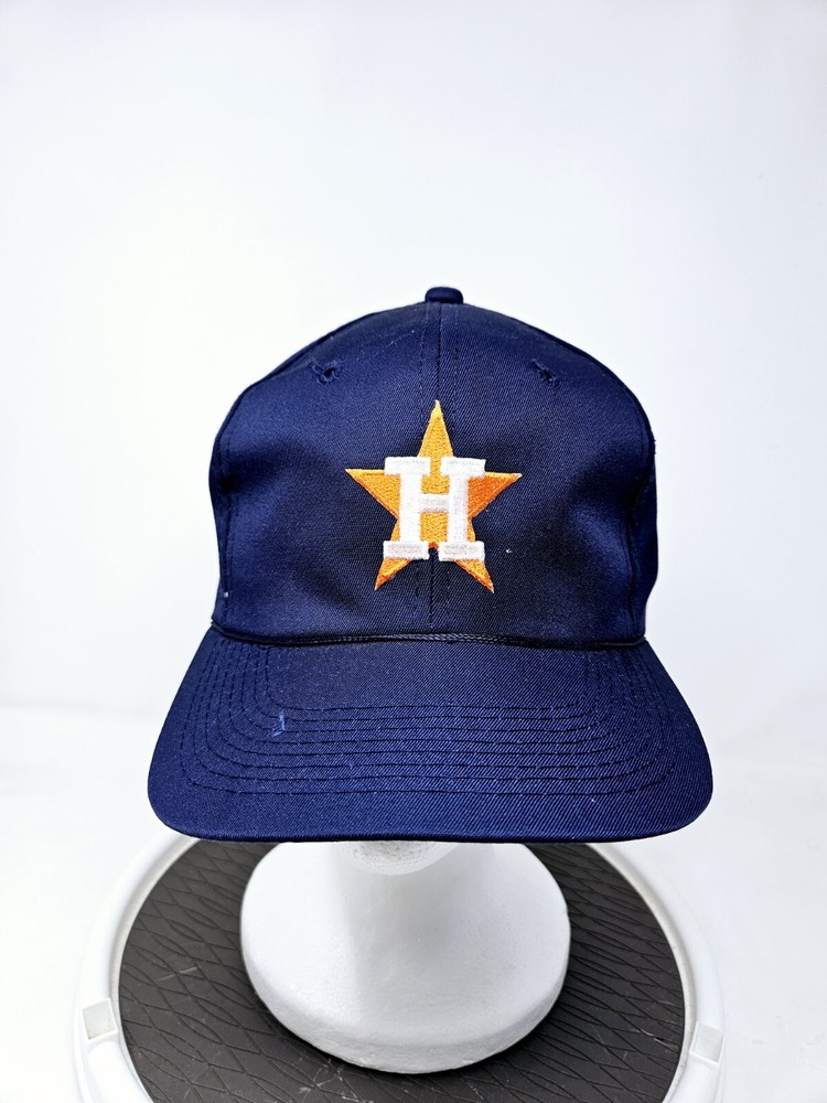 Vintage Houston Astros 1980s Sports Specialties Blue Snapback Hat MLB Used FAST