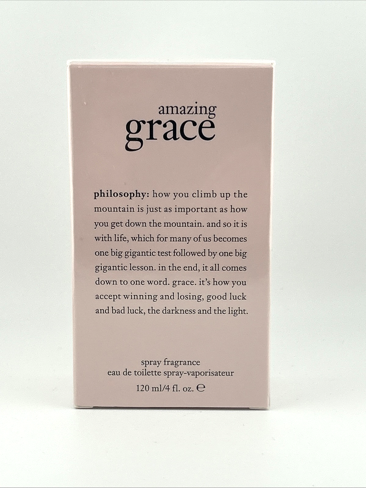 Amazing Grace Eau De Toilette Spray 4 oz New Sealed in Box
