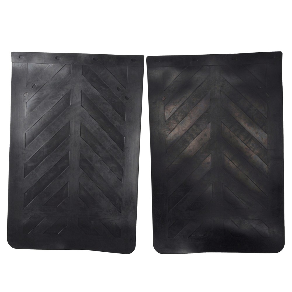 2PCS 24x36 Heavy Duty Black Rubber Mud Flaps for Semi Trucks Trailers Big Rigs