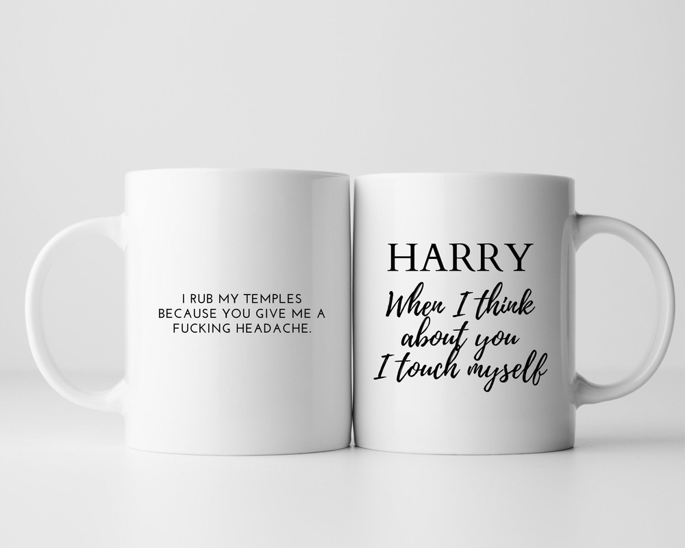 Funny Boyfriend Girlfriend Husband Wife Personalised Coffee Mug Working From