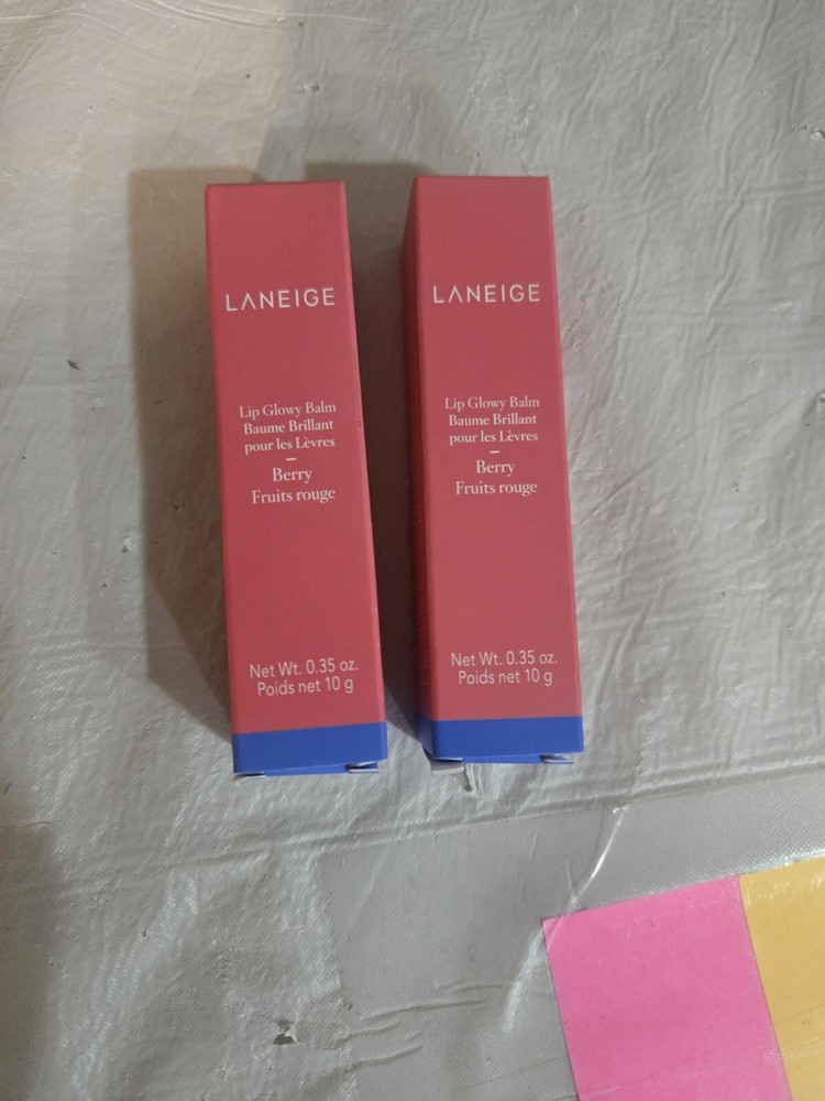 LANEIGE Berry Fruits Rouge Hydrating Lip Glowy Balm Duo 2-Pack  