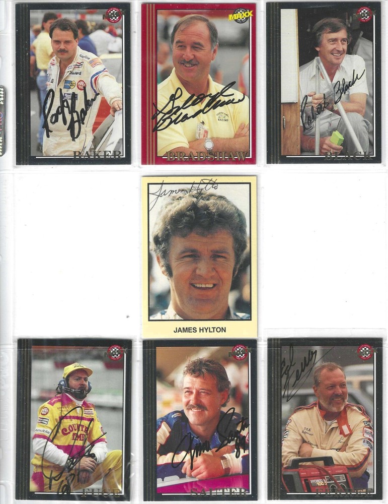 1992 Maxx BLACK-Auto NOT from/pack-#96 Randy Baker-ONE CARD ONLY!