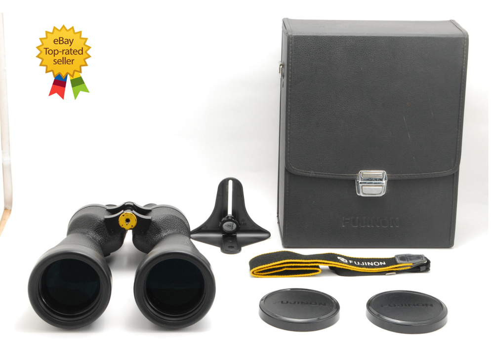 Fujinon 10×70 5°18 Binoculars Black From JAPAN [NEAR MINT w/Case,Strap]