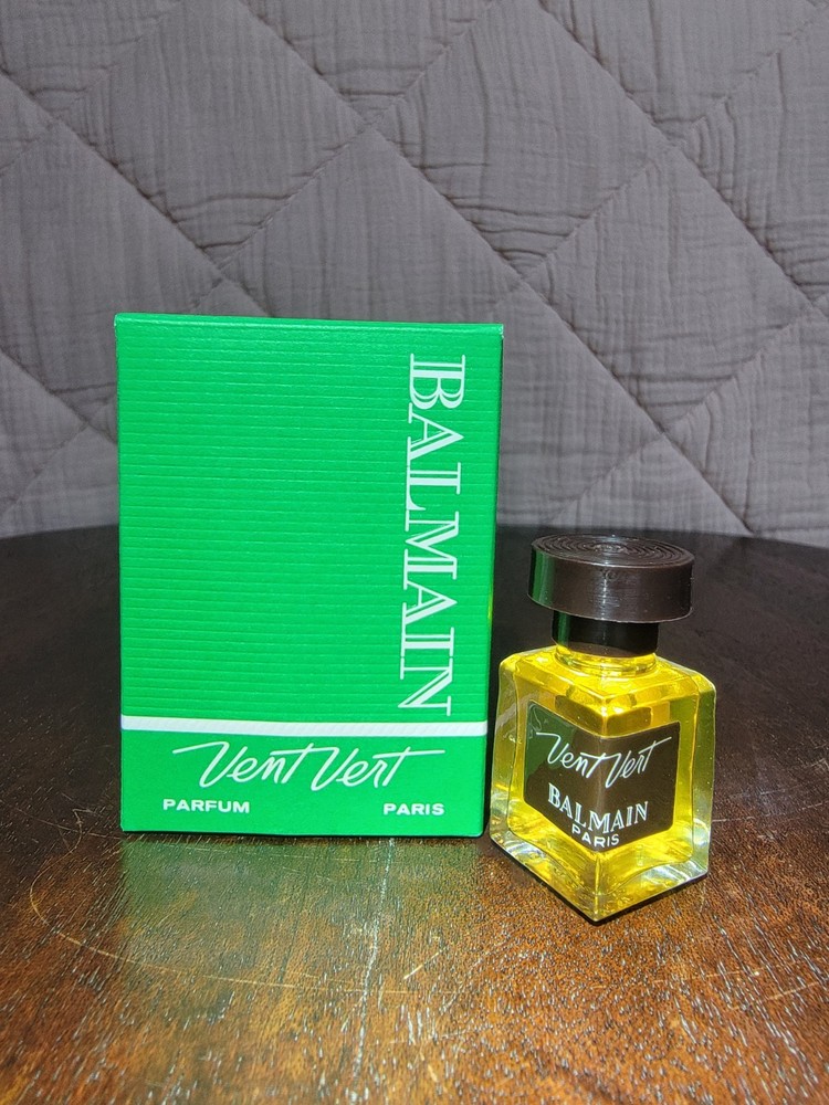 VENT VERT by Balmain 4 ml/0.13 oz PARFUM Splash Mini NIB VTG ORIGINAL FORMULA