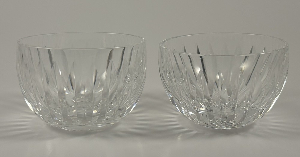 Vintage Waterford Open Sugar Bowl Set Of 2