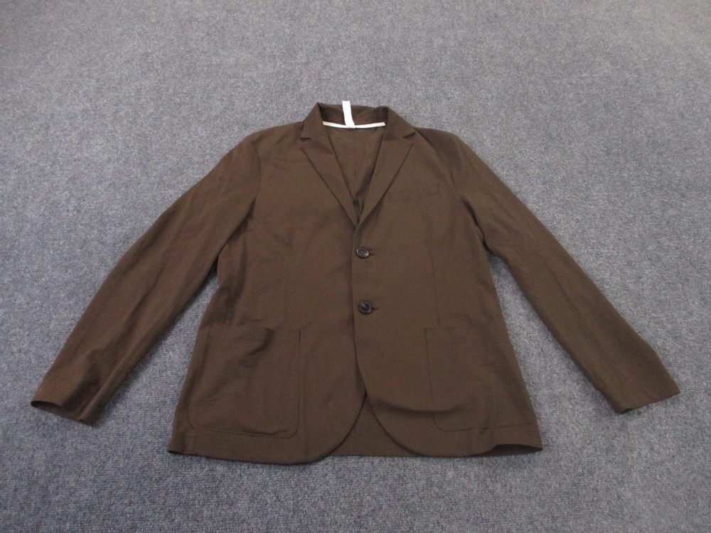 Harris Wharf London Jacket Men 50 Brown Sport Blazer Coat Business Italy Preppy