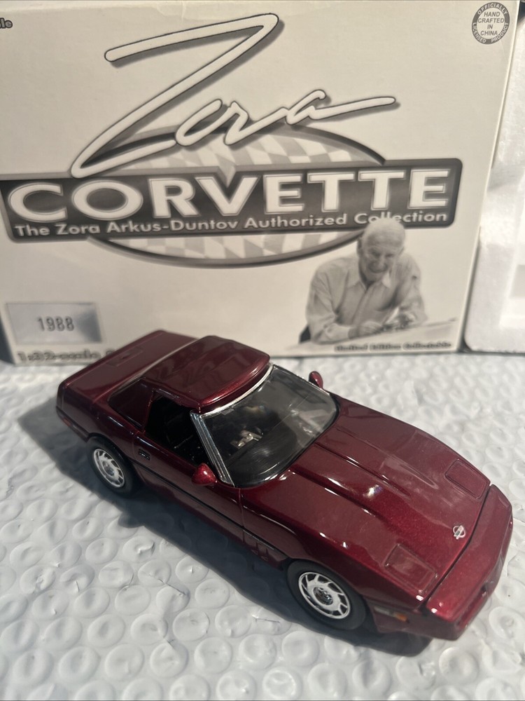 1:32 1988 CORVETTE ZORA ARKUS-DUNTOV AUTHORIZED COLLECTION BY ACTION W/BOX