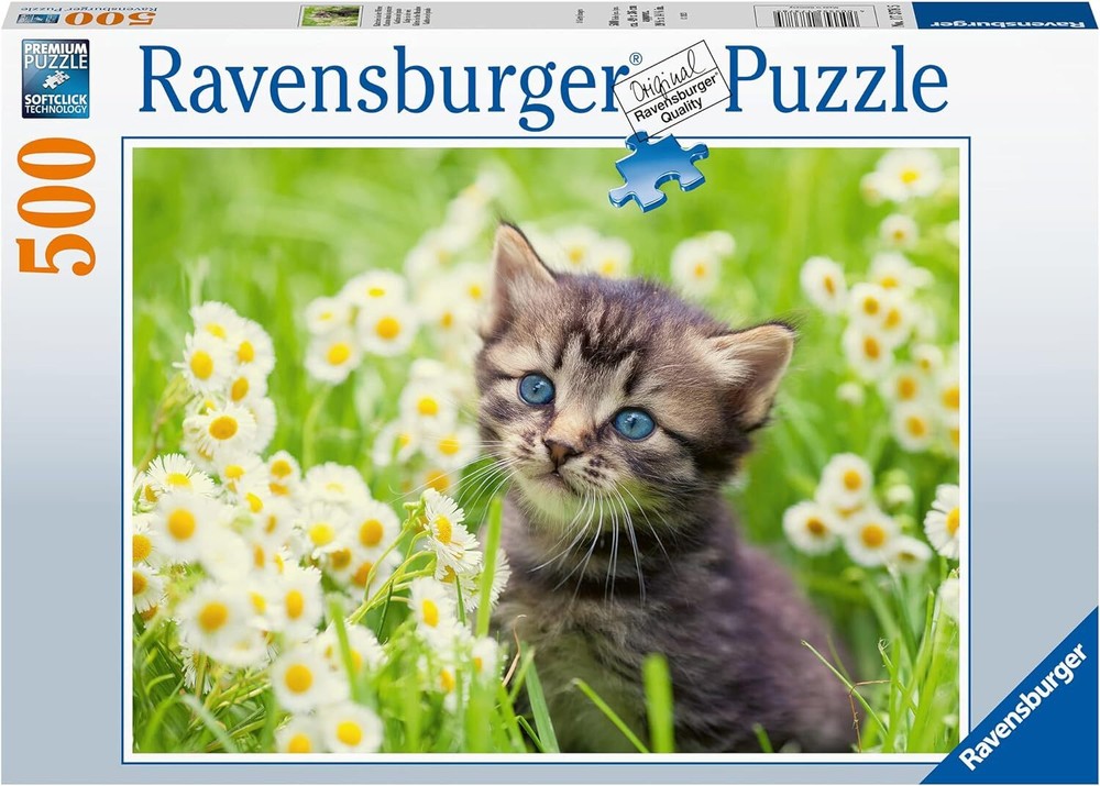 Ravensburger - Kitten in the Meadow Puzzle 500pc
